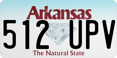 AR license plate 512UPV