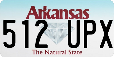 AR license plate 512UPX