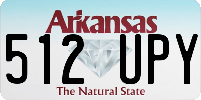 AR license plate 512UPY