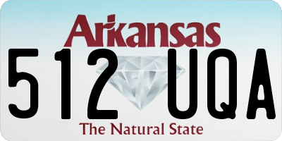 AR license plate 512UQA