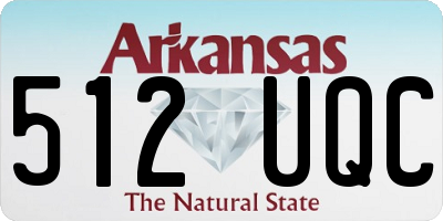 AR license plate 512UQC
