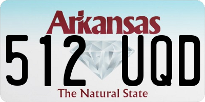 AR license plate 512UQD