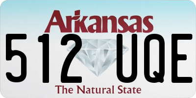 AR license plate 512UQE