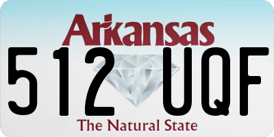 AR license plate 512UQF