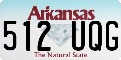 AR license plate 512UQG