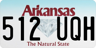 AR license plate 512UQH