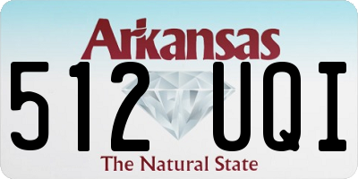 AR license plate 512UQI