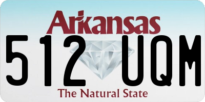 AR license plate 512UQM