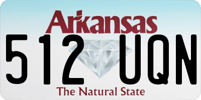 AR license plate 512UQN