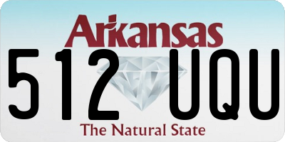 AR license plate 512UQU