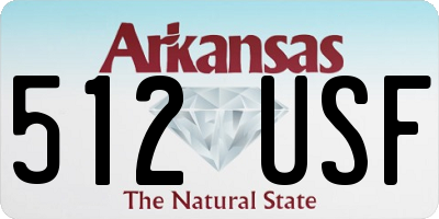 AR license plate 512USF