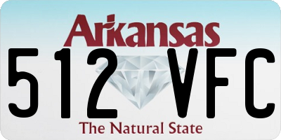 AR license plate 512VFC
