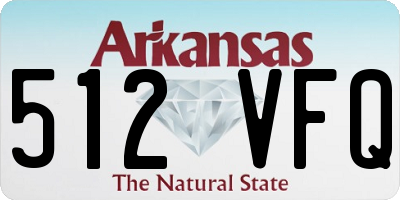 AR license plate 512VFQ