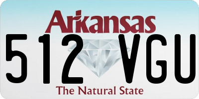AR license plate 512VGU