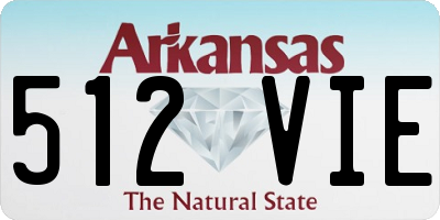 AR license plate 512VIE