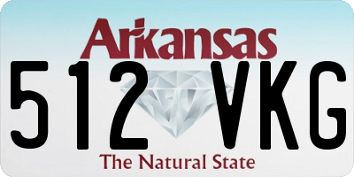AR license plate 512VKG