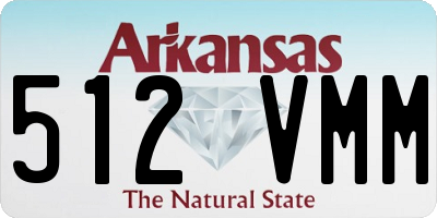 AR license plate 512VMM