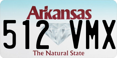 AR license plate 512VMX