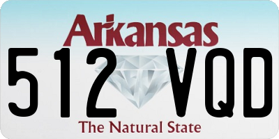 AR license plate 512VQD