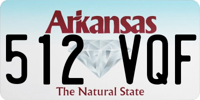 AR license plate 512VQF