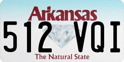 AR license plate 512VQI
