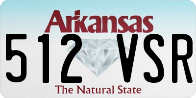 AR license plate 512VSR