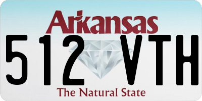 AR license plate 512VTH