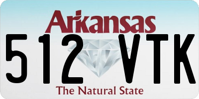 AR license plate 512VTK