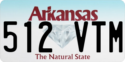 AR license plate 512VTM
