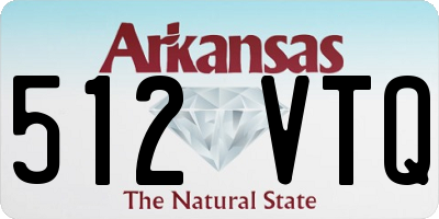AR license plate 512VTQ