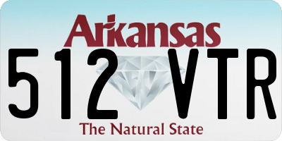 AR license plate 512VTR