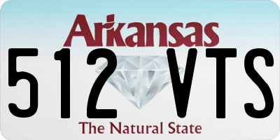 AR license plate 512VTS
