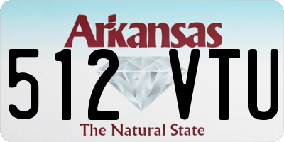 AR license plate 512VTU