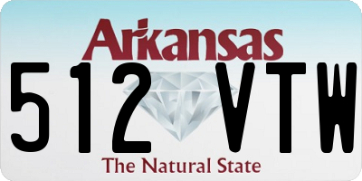 AR license plate 512VTW