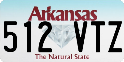 AR license plate 512VTZ