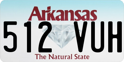AR license plate 512VUH