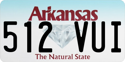 AR license plate 512VUI
