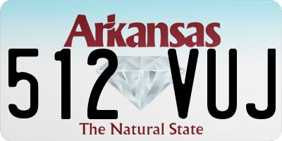 AR license plate 512VUJ