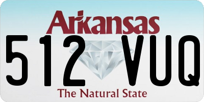 AR license plate 512VUQ