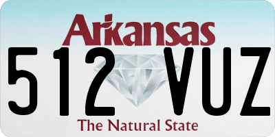 AR license plate 512VUZ