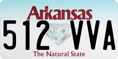 AR license plate 512VVA