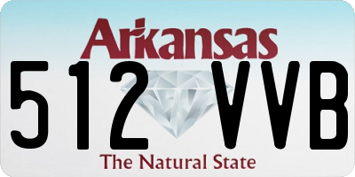AR license plate 512VVB