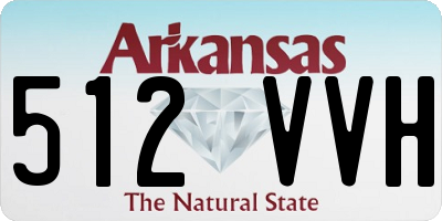 AR license plate 512VVH