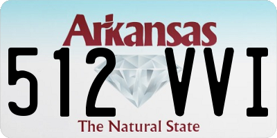 AR license plate 512VVI