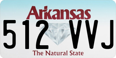 AR license plate 512VVJ