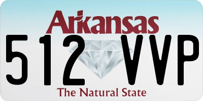 AR license plate 512VVP