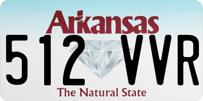 AR license plate 512VVR