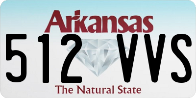 AR license plate 512VVS