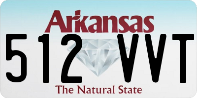AR license plate 512VVT
