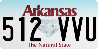 AR license plate 512VVU